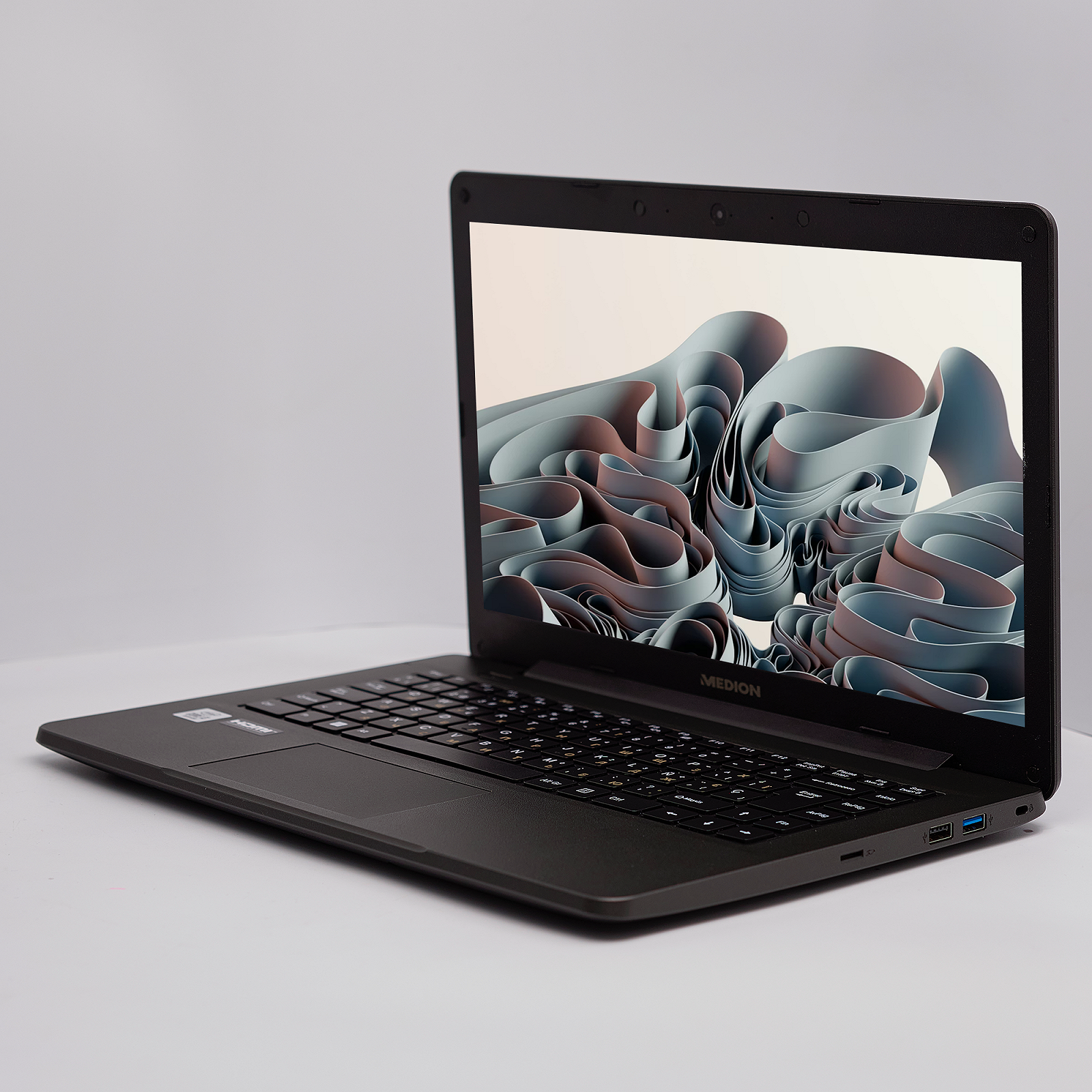 Ноутбук 14" Medion (Lenovo Group) E14409 | Intel Core i3-1005G1 | IPS (1920x1080) FullHD | RAM DDR4 8 ГБ | SSD 256 ГБ | Intel Graphics | LTE | HDMI + VGA | LAN (RJ-45) | Win10 (5180), фото №2