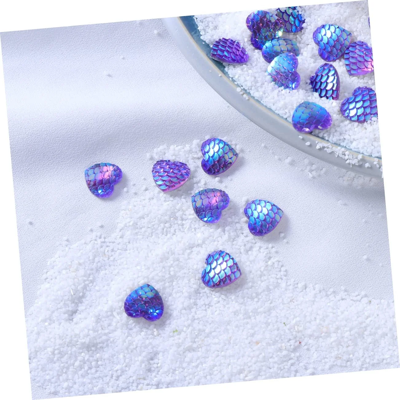 Стразы NUOBESTY Круглые Бриллианты из смолы AB Цвет, 50 шт, фото №4 Стразы NUOBESTY Круглые Бриллианты из смолы AB Цвет, 50 шт, фото №4