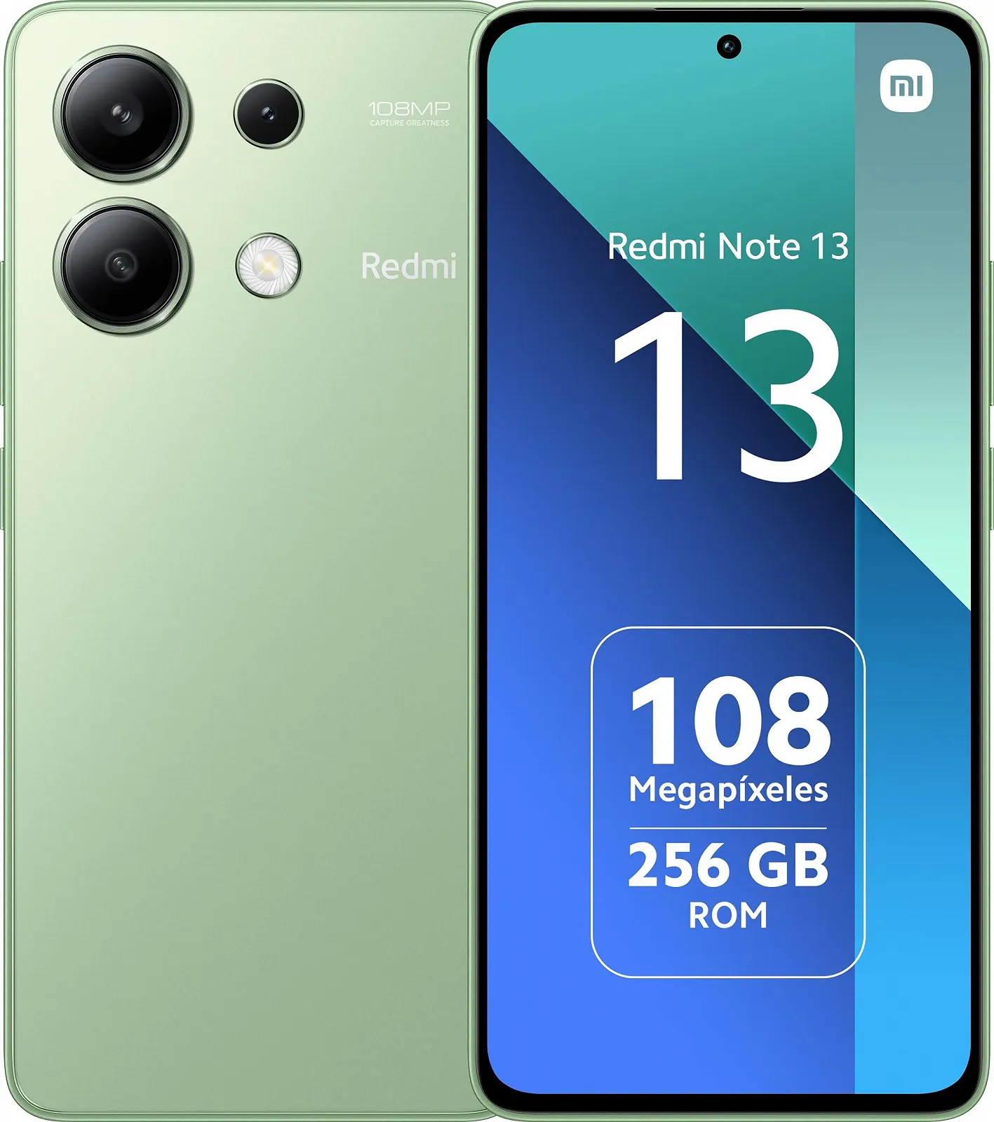 Смартфон Xiaomi Redmi Note 13 4G 256GB Mint Green, фото №2 Смартфон Xiaomi Redmi Note 13 4G 256GB Mint Green, фото №2