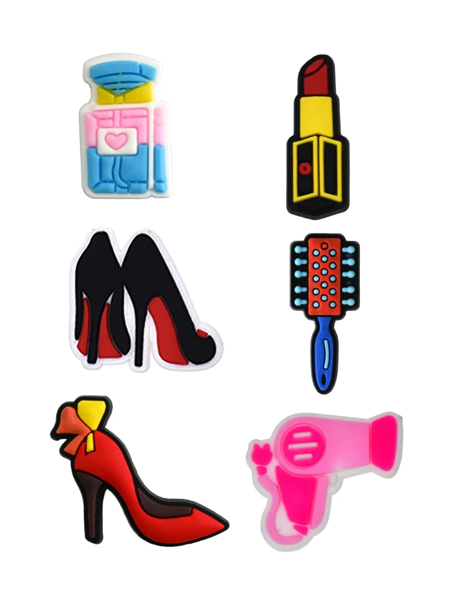 Джибитсы 6 шт, аксессуары для крокс, фото №1