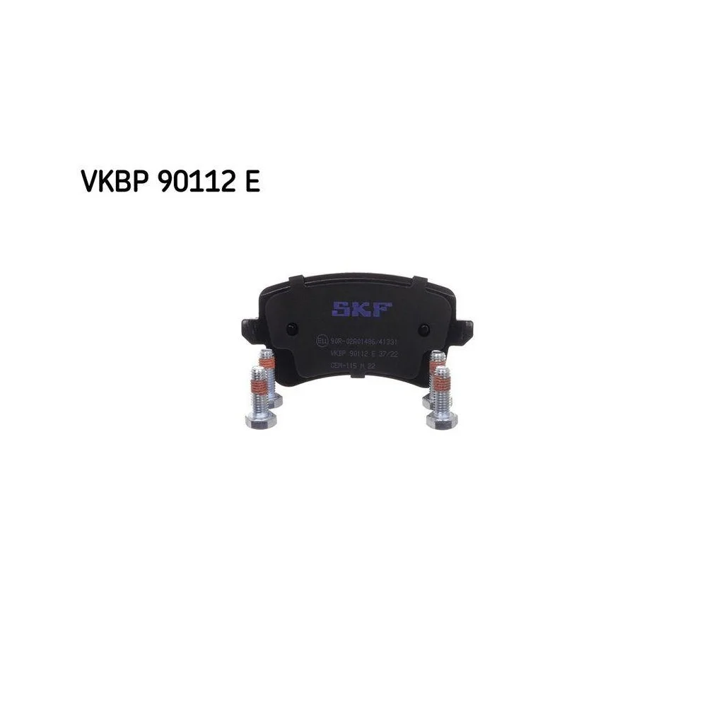 Комплект гальмівних колодок, дискове гальмо SKF VKBP 90112 E для AUDI PORSCHE задня вісь, фото №1