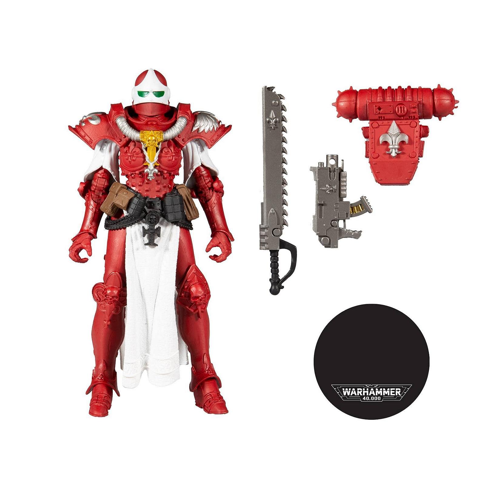 Екшн-фігурка McFarlane Warhammer 40k Adepta Sororitas Battle Sister (Order of The Bloody Rose) 18 см, фото №7