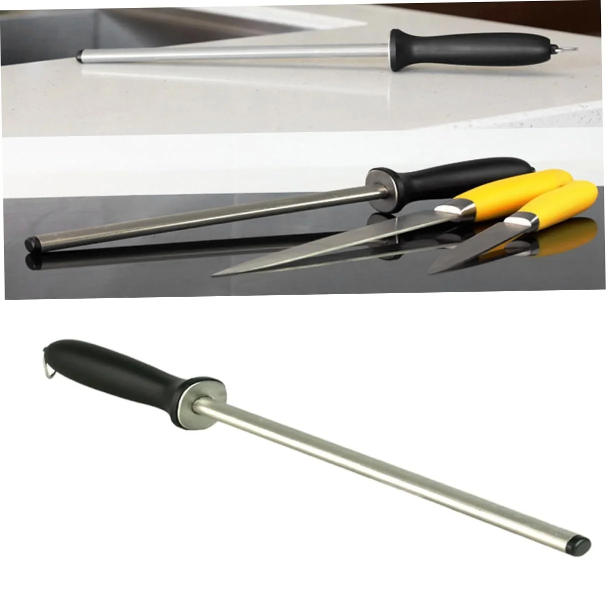 Мусат Ciieeo алмазний керамічний для заточування ножів, фото №9