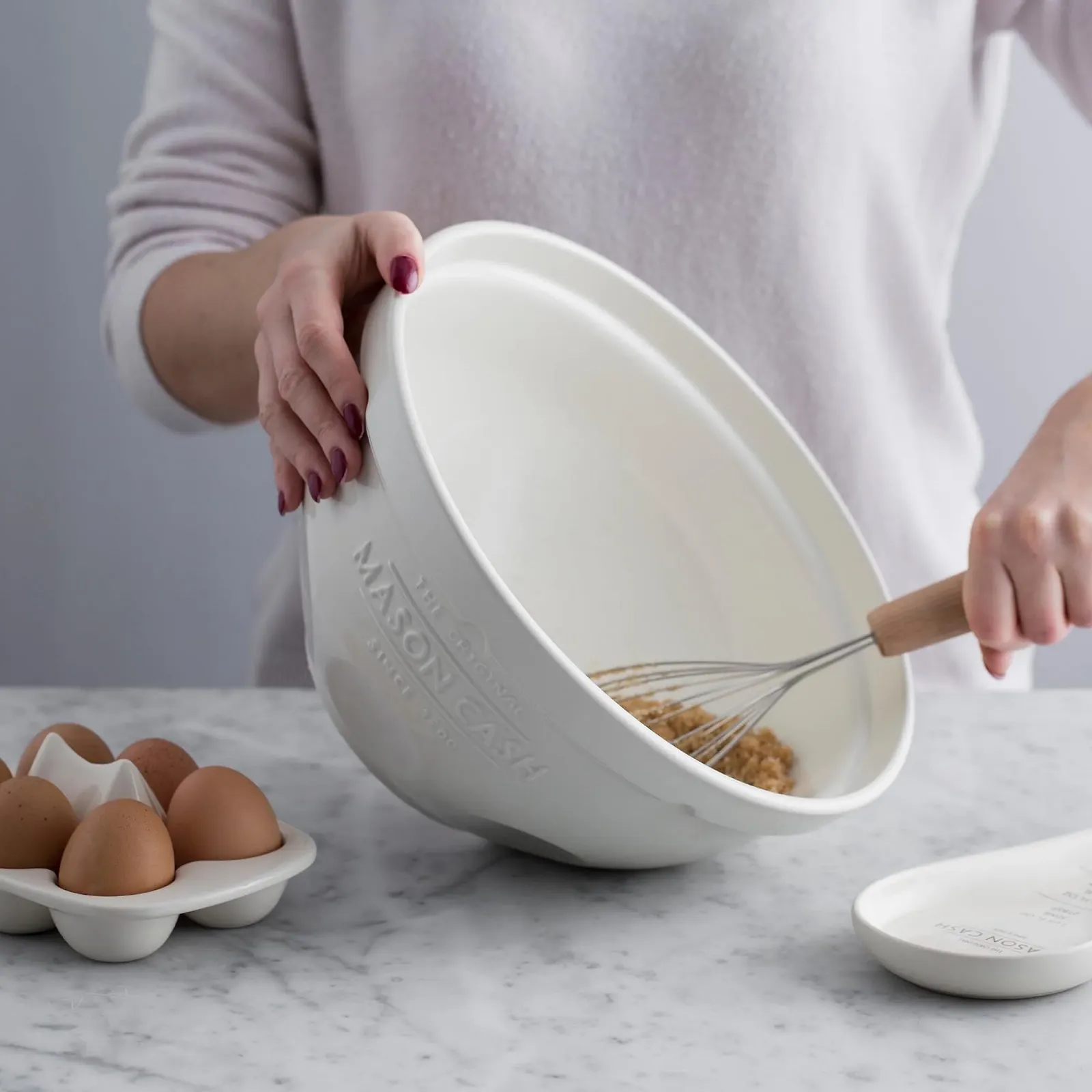Миска для смешивания Mason Cash Innovative Kitchen Size 12 29 см 5 л Керамика Белый, фото №5 Миска для смешивания Mason Cash Innovative Kitchen Size 12 29 см 5 л Керамика Белый, фото №5