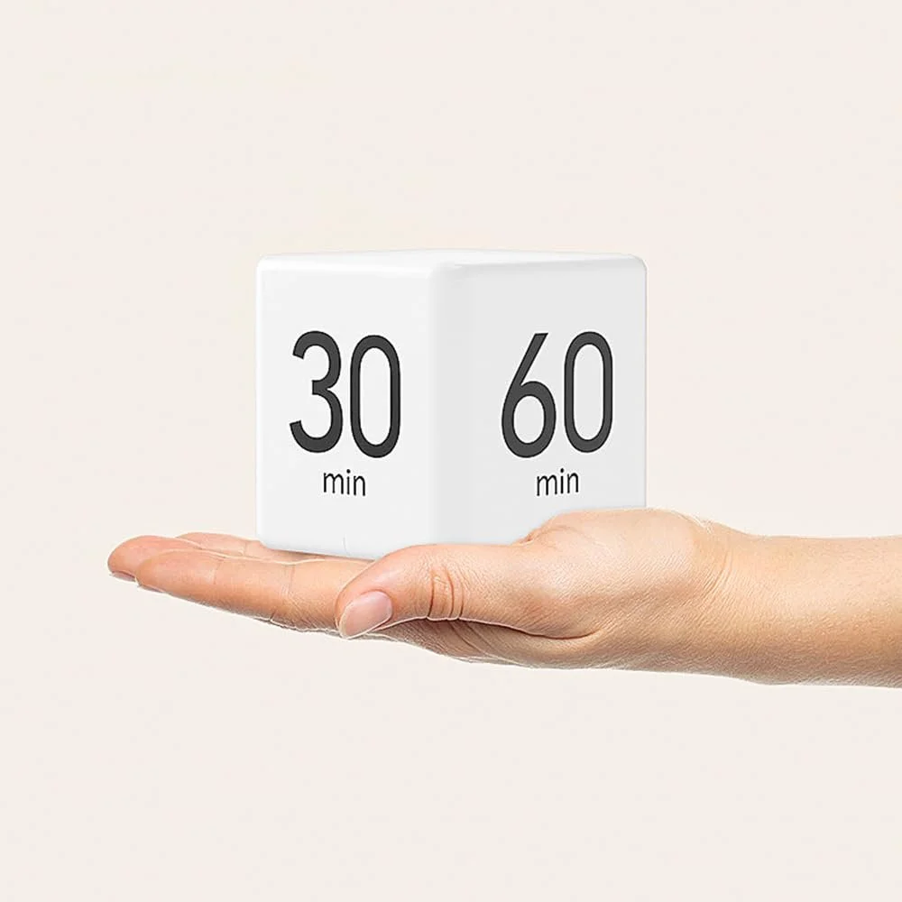 Таймер куб кухонный гравитационный 15-20-30-60 минут LED, фото №5