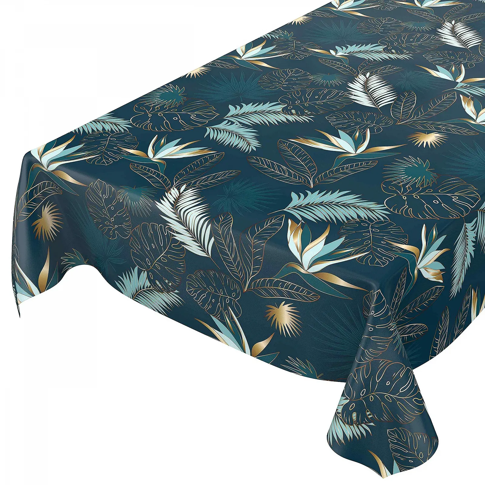 Скатертина Anro Washable Oilcloth Marble Grey, фото №1