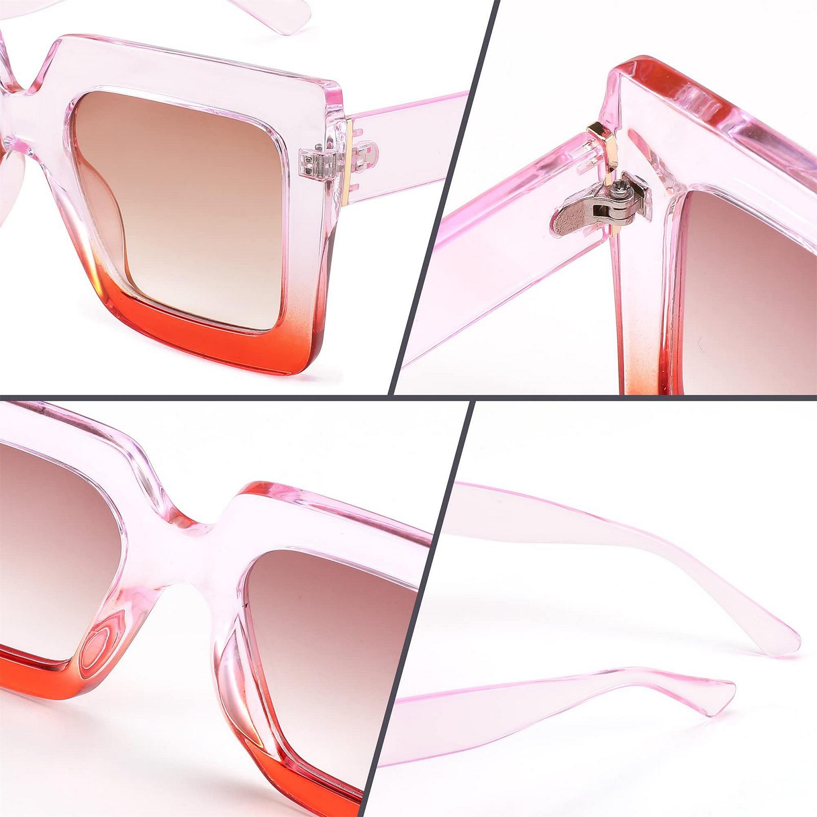 Солнцезащитные квадратные очки FEISEDY Винтажные модные большие B2380, фото №3