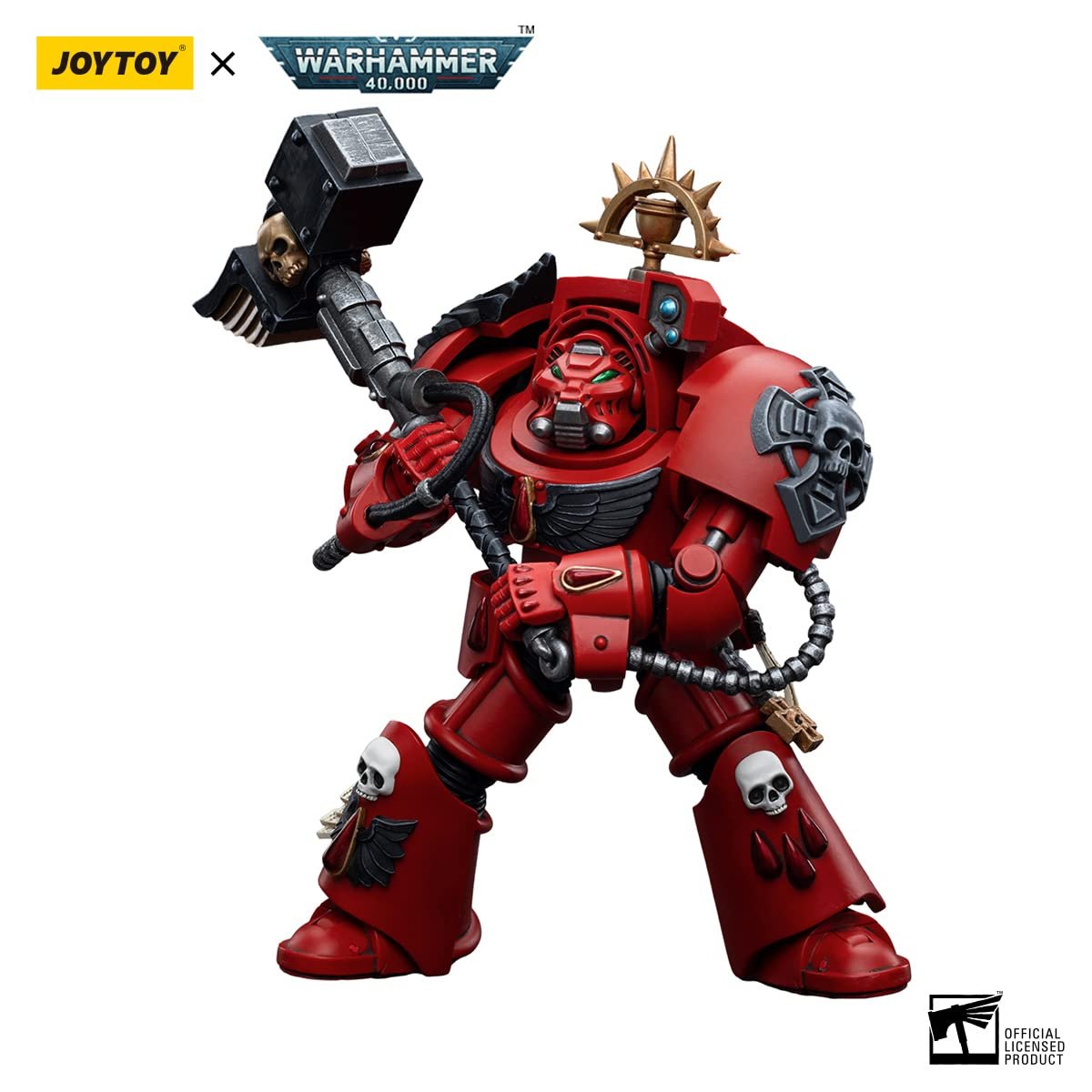 Фигурка JOYTOY WH 40K Blood Angels Assault Terminators Brother Leonid 1/18, фото №5
