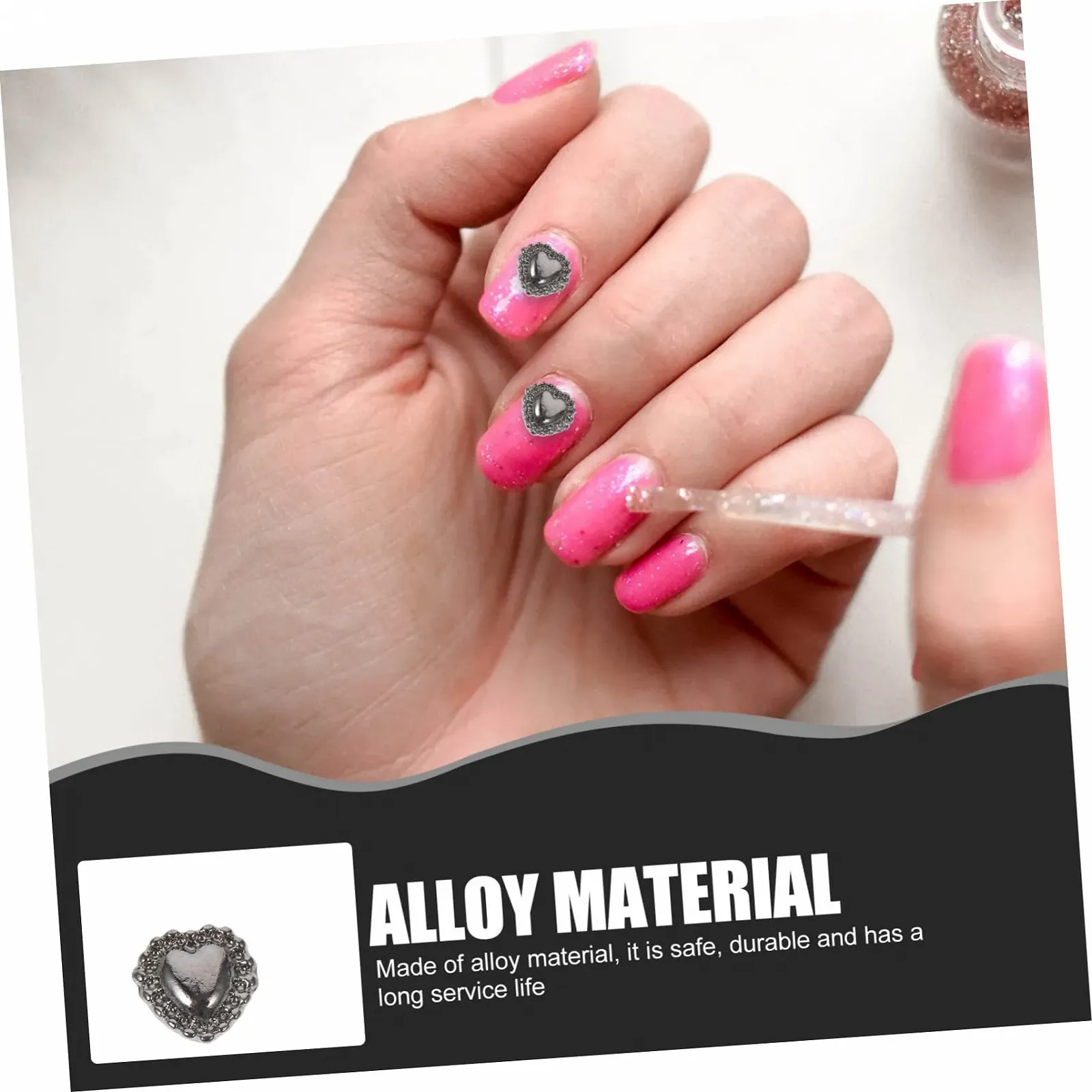 Металлические украшения для ногтей Healeved, 90 шт., в стиле панк-ретро, фото №5