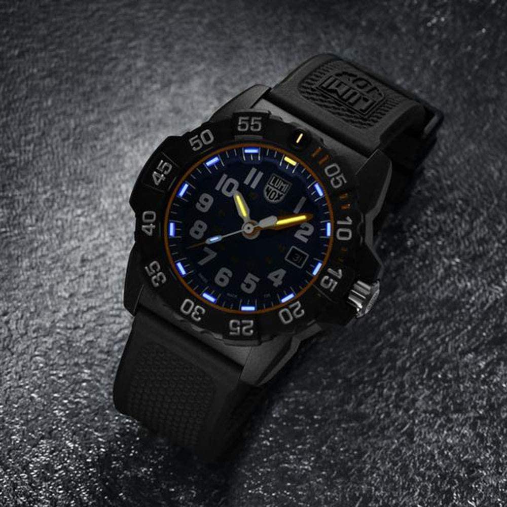 Чоловічий годинник Luminox Navy Seal 45 мм Хронограф Чорний Водонепроникний 200 м З датою Зроблено у Швейцарії, фото №4