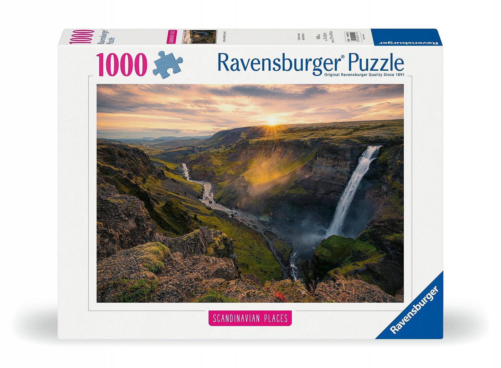 Пазл Ravensburger Scandinavian Places 12000110 Shark Foss on Iceland 1000 елементів, фото №2