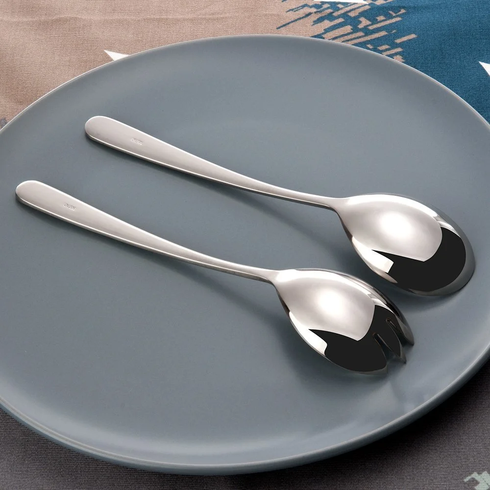 Ложка/Вилка для салату Bon 20 см, нержавіюча сталь 304, фото №8