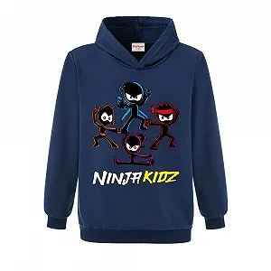 Спортивне худі Ninja Kidz для хлопчиків, дитячий топ, світшот з принтом для дівчаток - Фото 1