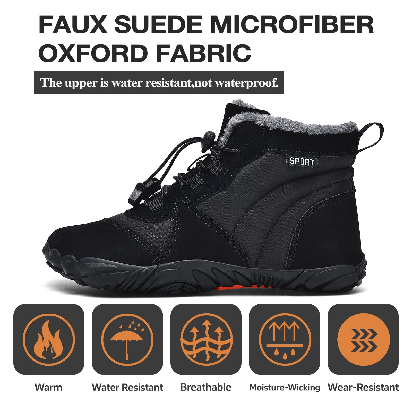 Зимние ботинки FlexEase Barefoot, фото №4