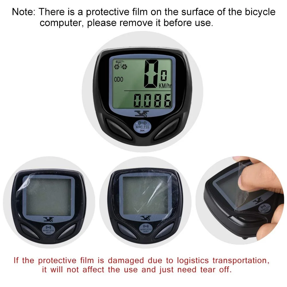 Велокомпьютер Digital Bicycle Computer беспроводной водонепроницаемый, фото №4