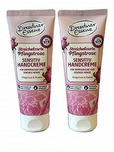 Крем для рук Dresdner Essenz Sensitive Petting Delicate Peony 2 x 75 мл, упаковка 2 шт - Фото 1