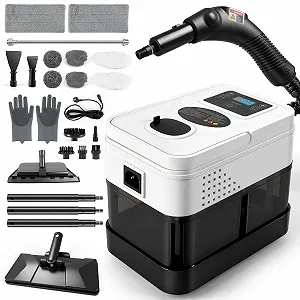 Купити Ручний пароочисник 2500 Вт 1800 мл з 19 аксесуарами - Фото 1 Ручний пароочисник 2500 Вт 1800 мл з 19 аксесуарами - Фото 1