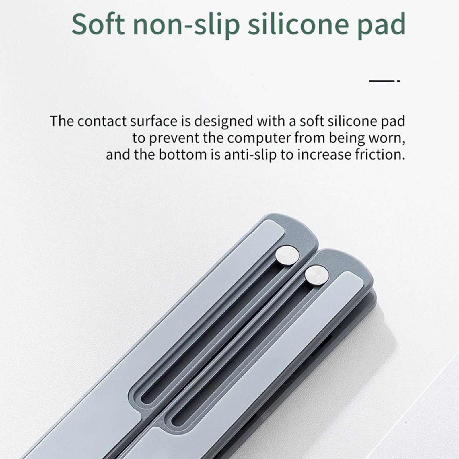 Вертикальная подставка для ноутбука UncleS для экономии места на столе, регулируемая подставка, эргономичный ноутбук, фото №7