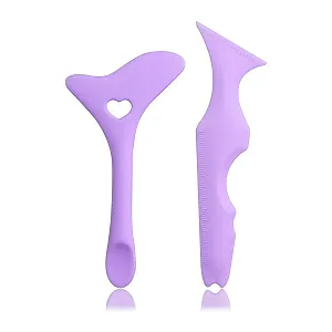 Шаблони для підведення очей Силіконові фіолетові - Фото 1