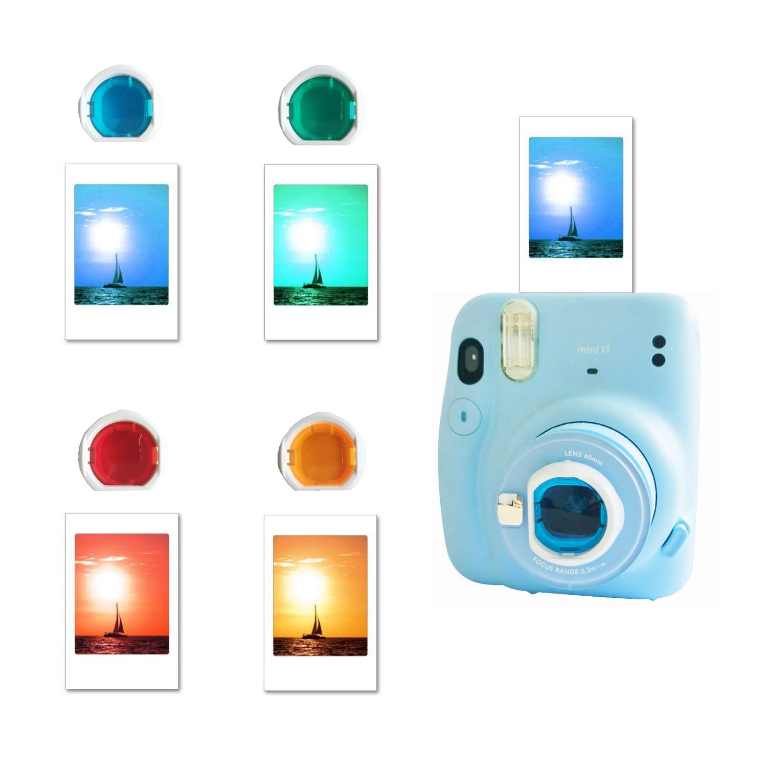 Набор аксессуаров KALDA для Instax Mini 12 Pastel Blue, фото №3