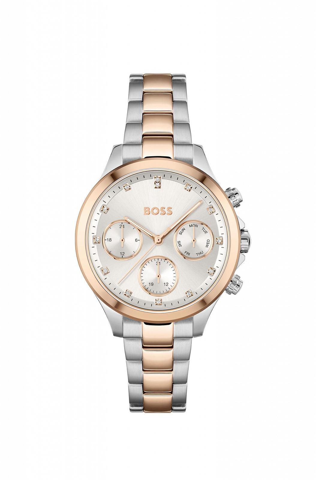 Жіночий годинник Кварцовий з мультициферблатом BOSS Hera Collection 1502564, багатокольоровий, класичний, фото №1