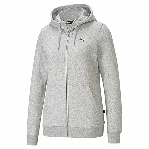 Женская Толстовка на молнии PUMA ESS Logo Full-Zip Hoodie FL - Фото 1