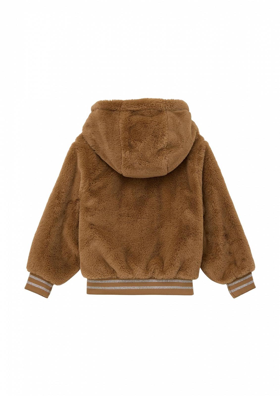 Куртка s.Oliver для дівчинки з плюшевим ведмедиком, фото №2