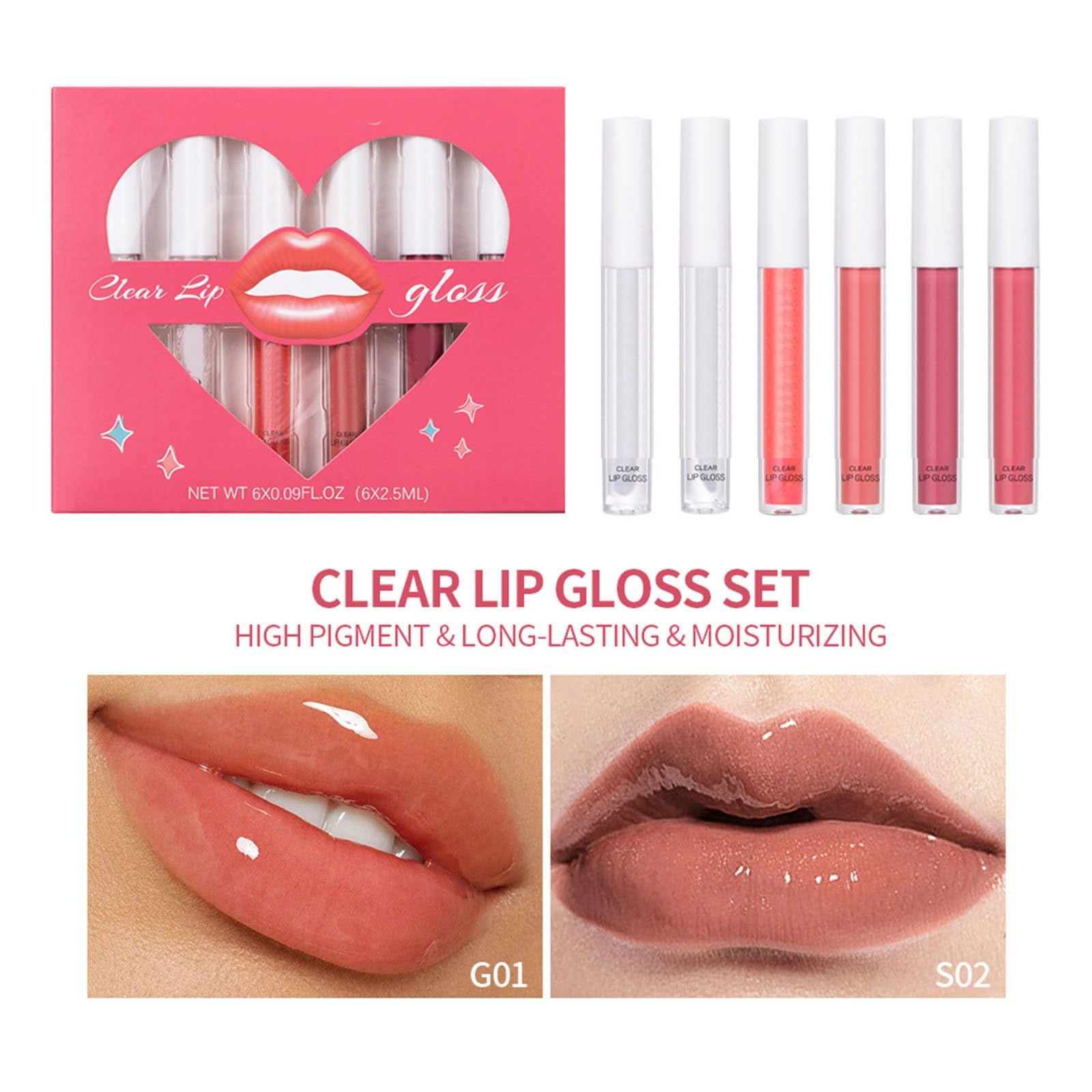 Блиск для губ Klarer Lipstick langanhaltendes Make-up зволожуючий червоний (A, One Size), фото №2 Блиск для губ Klarer Lipstick langanhaltendes Make-up зволожуючий червоний (A, One Size), фото №2