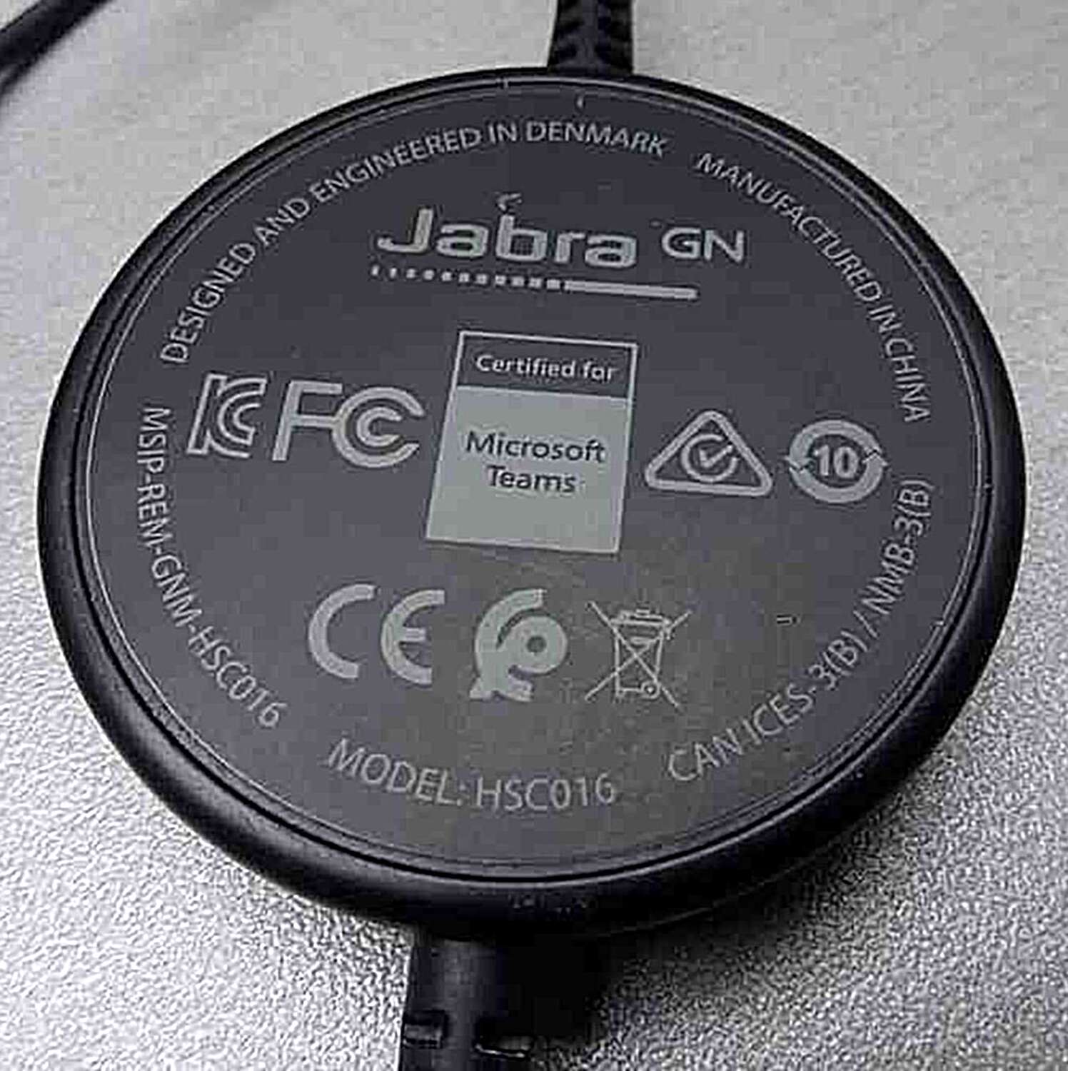 Наушники и Bluetooth-гарнитуры Jabra Evolve 20 MS Stereo HSC016 Black, фото №1