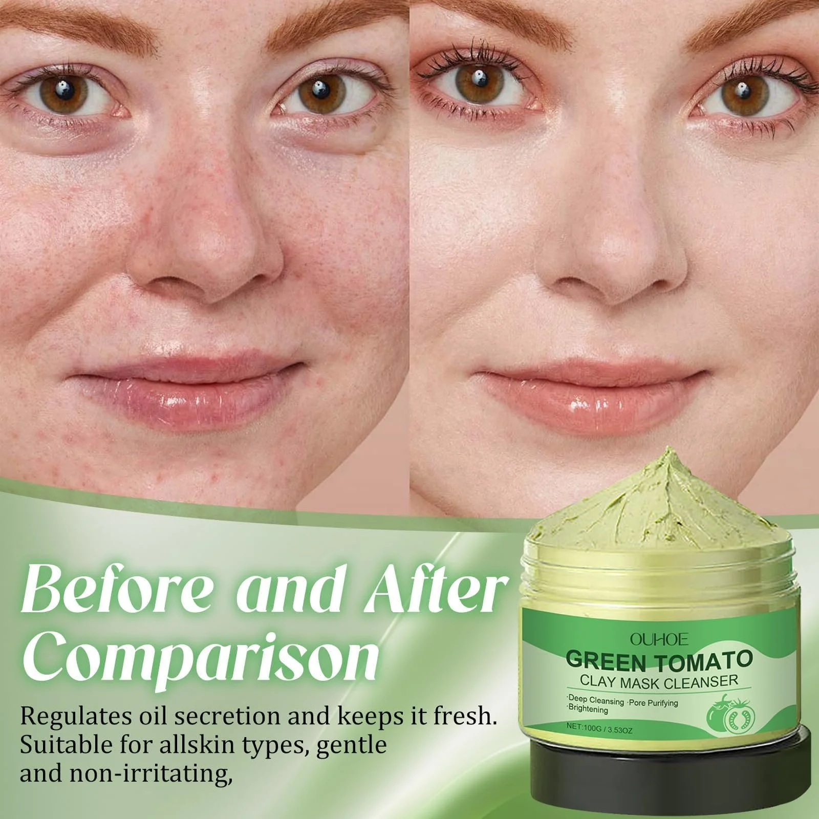 Маска для обличчя Deep Cleanse Mask Глиняна маска для глибокого очищення, фото №7