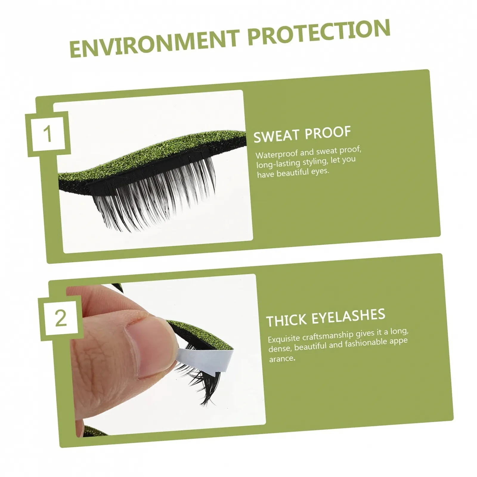 Накладні вії, макіяж очей, фото №7