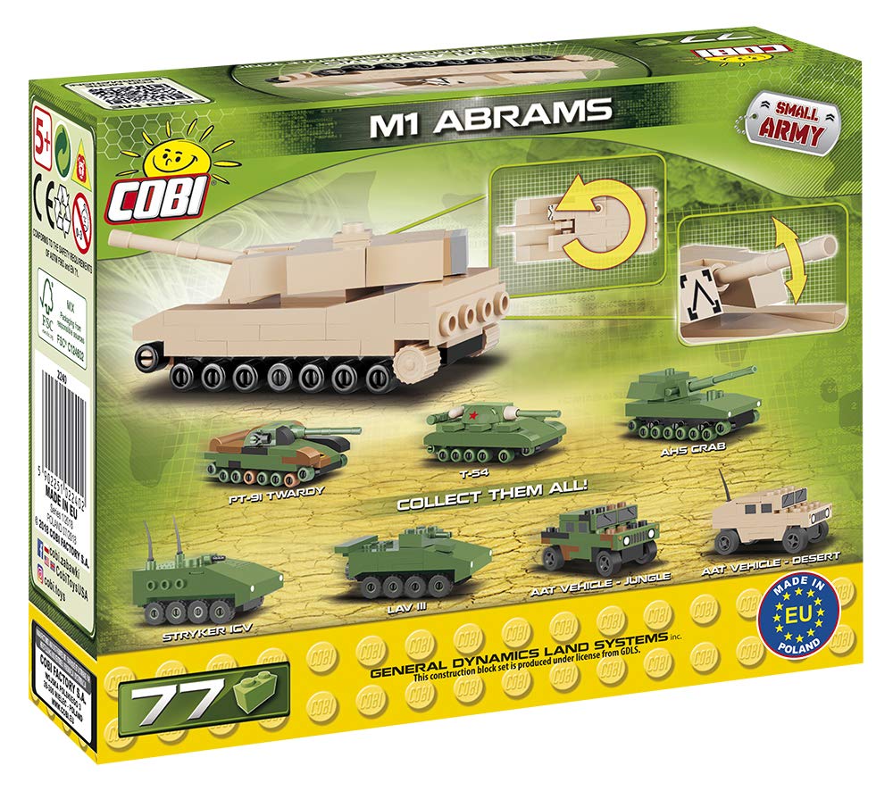 Іграшка Nano Abrams Tank Various (78 шт.) Cobi COB02240, фото №3
