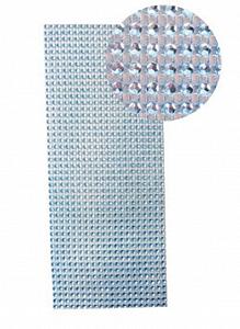 Клейка пластина зі стразами Graine Creative 10 x 25 см синього кольору - Фото 1