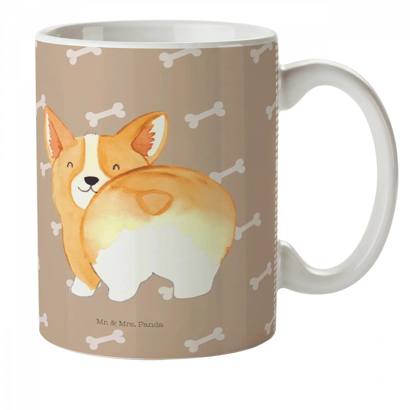 Чашка Mr. & Mrs. Panda Corgi Po - Corgi Po, Собака, Пластикова чашка, фото №1