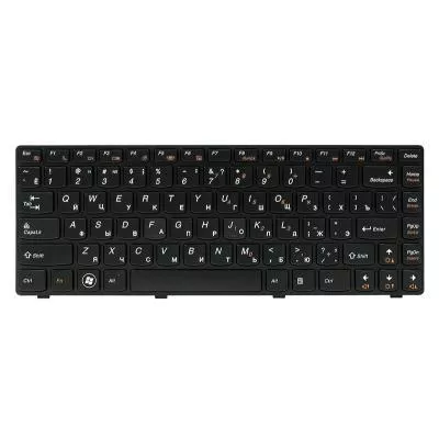 Клавиатура ноутбука PowerPlant Lenovo IdeaPad G480 черный, черный фрейм (KB311880), фото №1 Клавиатура ноутбука PowerPlant Lenovo IdeaPad G480 черный, черный фрейм (KB311880), фото №1