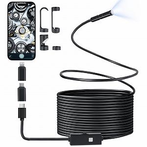 Ендоскопічна камера Romon 1080P HD з підсвічуванням, 8 LED, IP67 - Фото 1