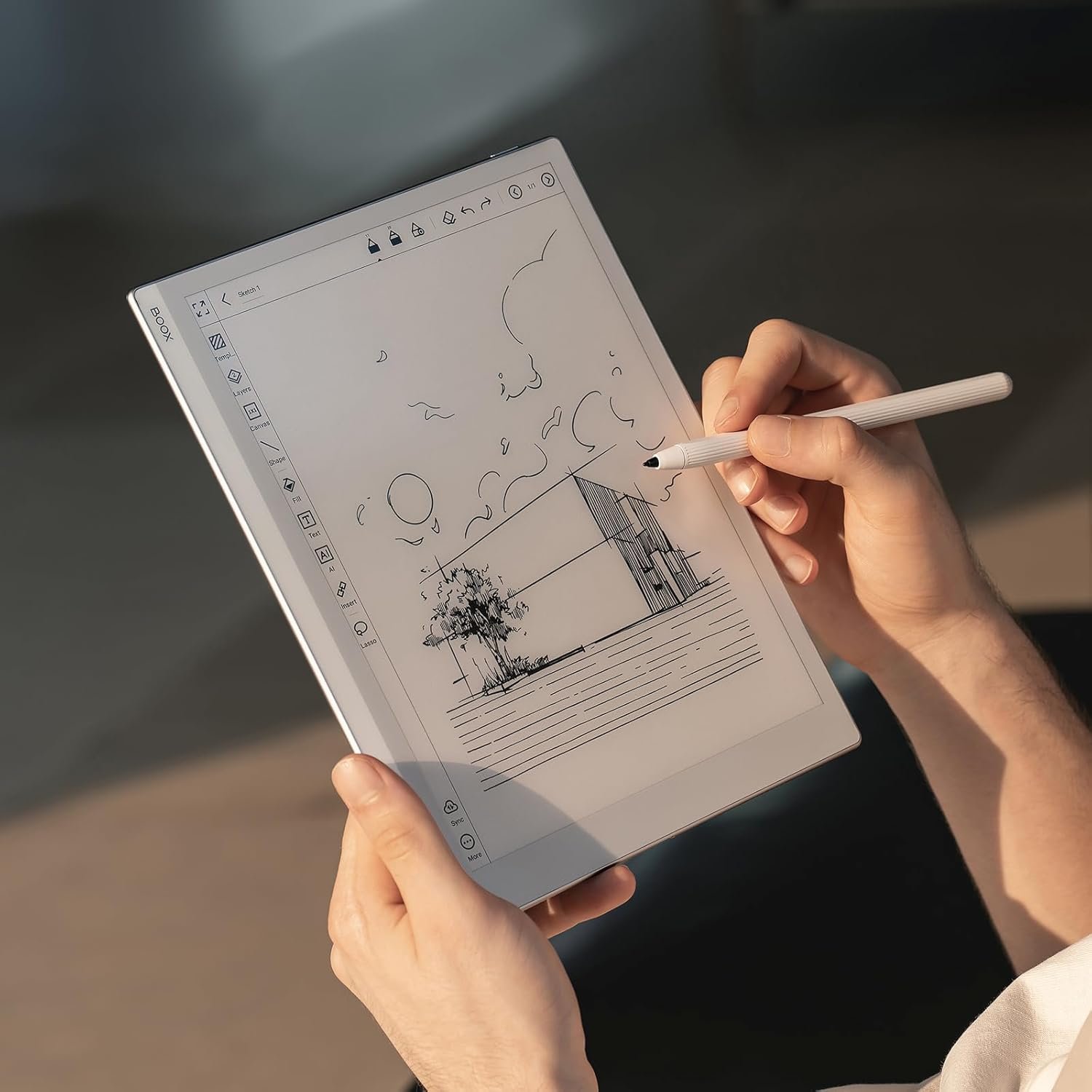 Електронна книга BOOX Go 10.3 10.3'' 4/64 ГБ Android 12 Біло-сірий, фото №4