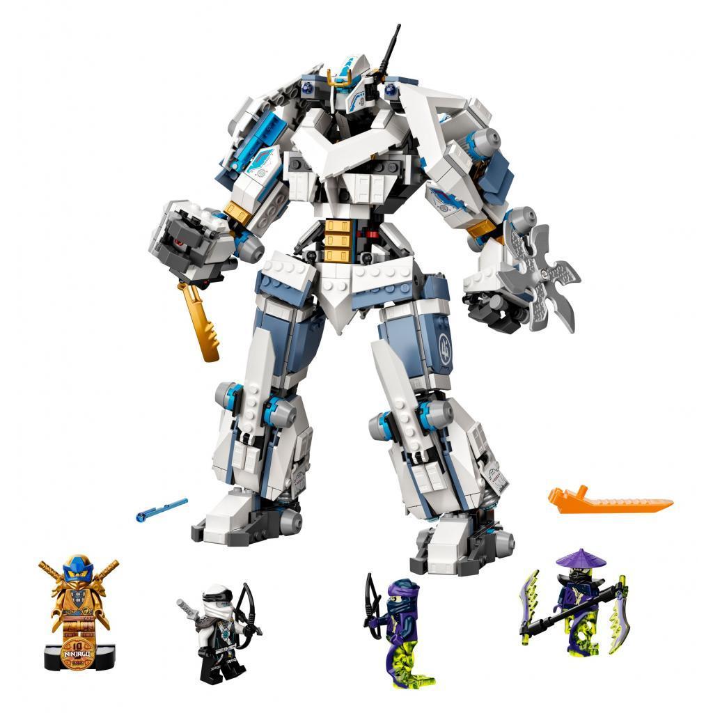 Конструктор LEGO Ninjago Битва робота-титана Зейна 840 деталей 71738, фото №2