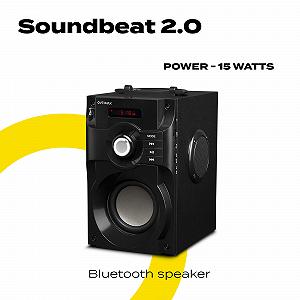 Портативна колонка Overmax Soundbeat 2.0 Bluetooth USB SD AUX Радіо 15 Вт Міні Джек 3.5 мм USB 1800мАг Пульт Дистанційного Керування Bluetooth Підключення 2.1+ EDR MP3 Підтримка LED Індикатор synthetic.ua - Фото 1