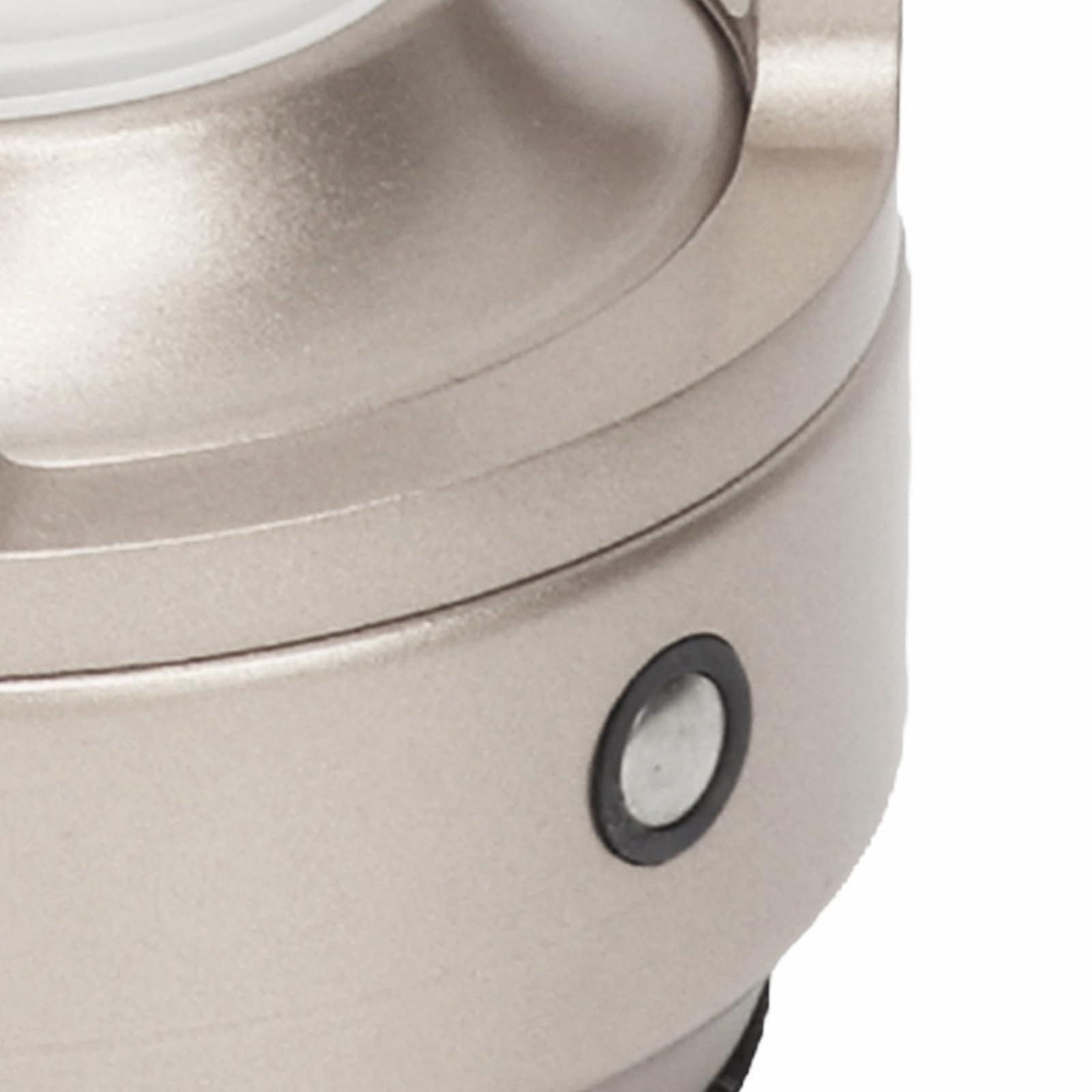 Настільна лампа Сенсорна Бездротова Кришталевий абажур 3 колірні температури USB LED Срібляста, фото №8