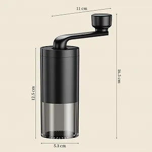 Ручная кофемолка для путешествий и кемпинга (Черная) synthetic.ua - Фото 1