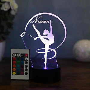 Настольная лампа LED с мотивом гимнастки - Фото 1