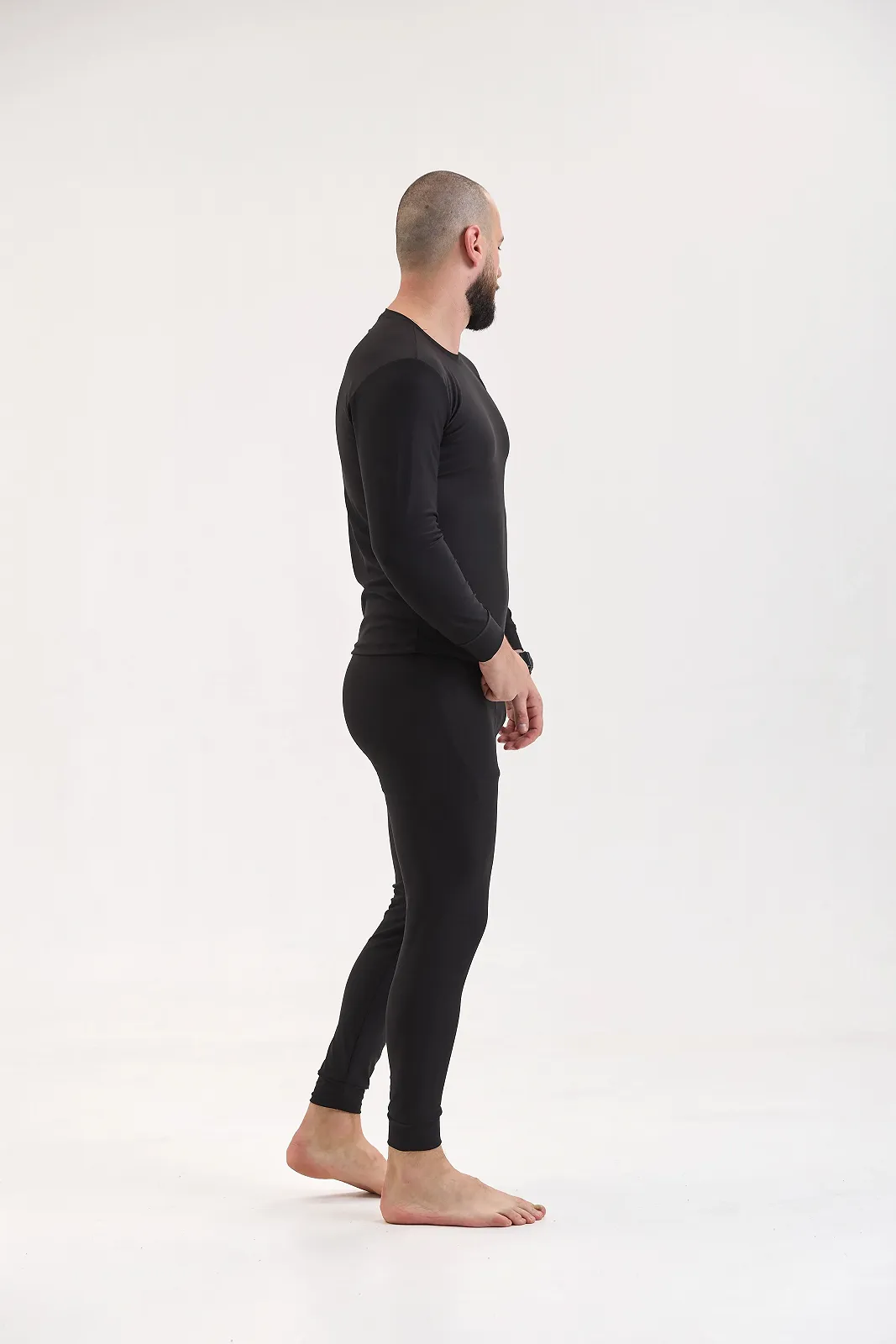 Термобілизна чоловіча Columbia omni-heat чорний комлпект зимовий з технологією збереження тепла Коламбія омні хіт, фото №2