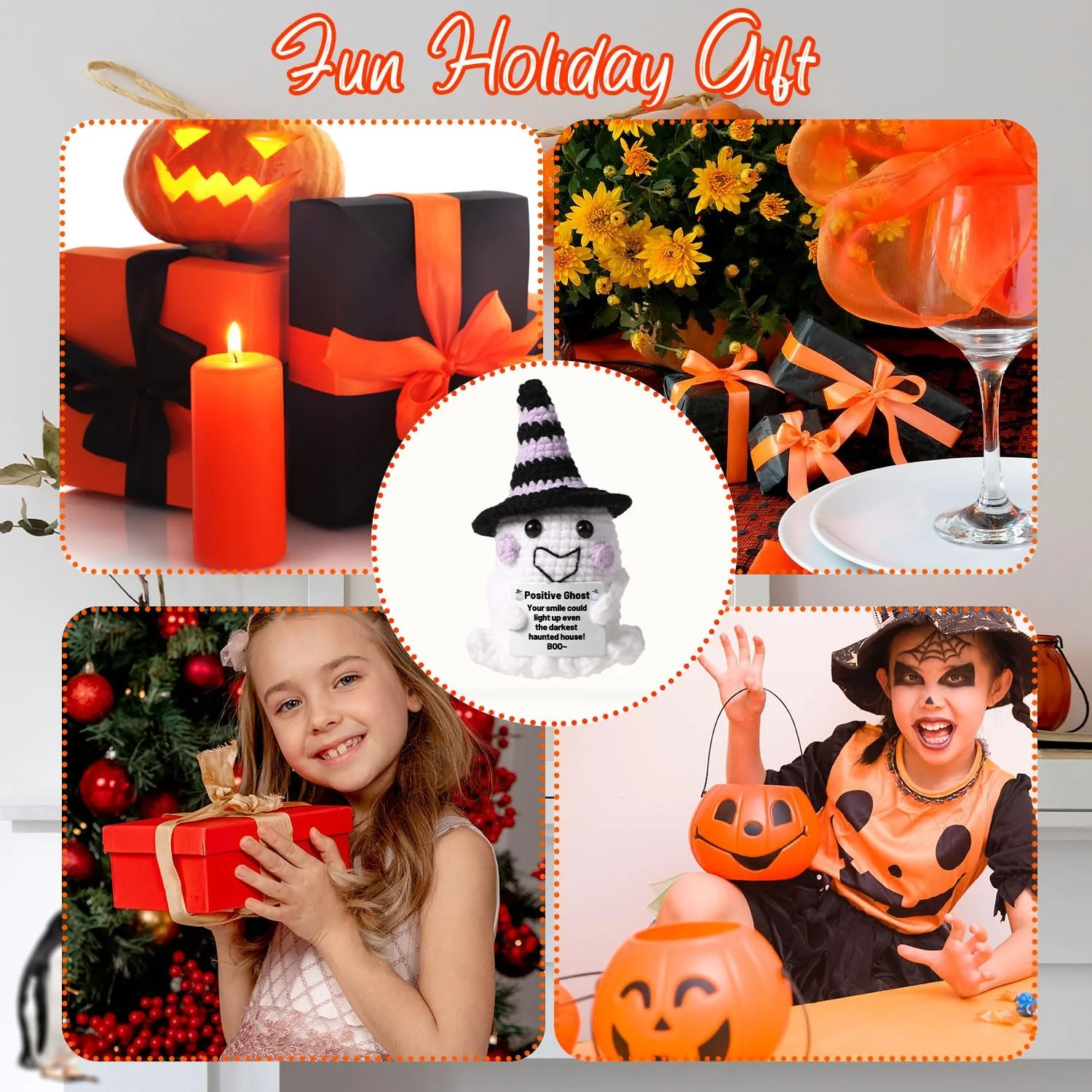 Игрушка TOYMIS Привид с ведьминой шляпой Вязанный призрак для декораций на Хэллоуин, фото №7 Игрушка TOYMIS Привид с ведьминой шляпой Вязанный призрак для декораций на Хэллоуин, фото №7