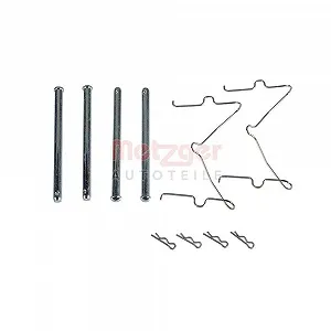 Комплект аксесуарів, гальмівні колодки METZGER 109-0180 Передня вісь - Фото 1