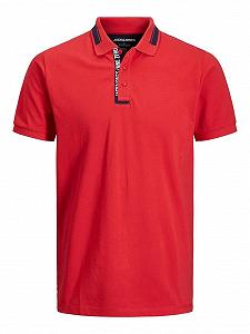 Рубашка поло Jack&Jones 12200444 Standard fit Красный L - Фото 1