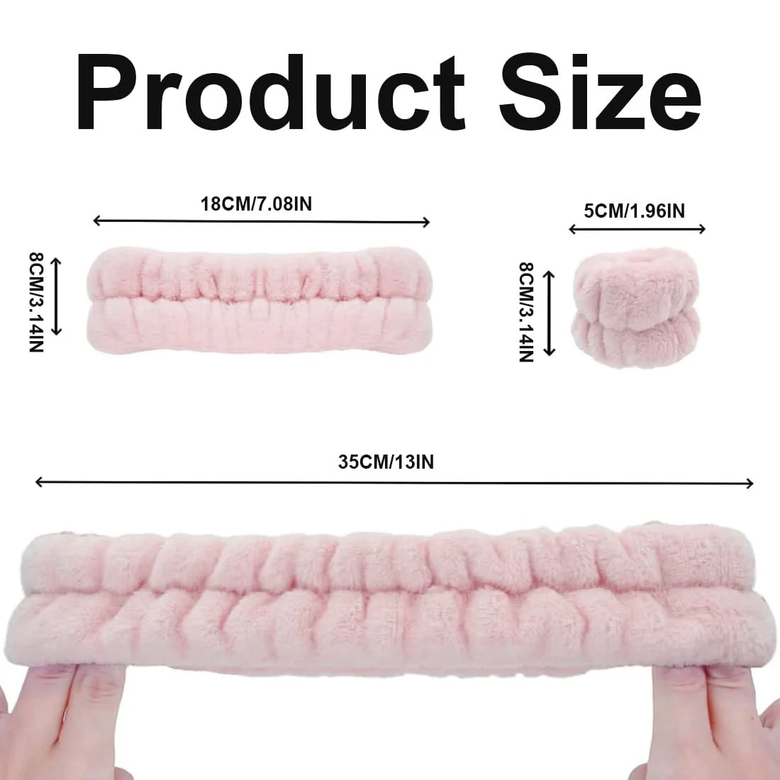 Жіноча пов'язка на голову, еластична, фото №2