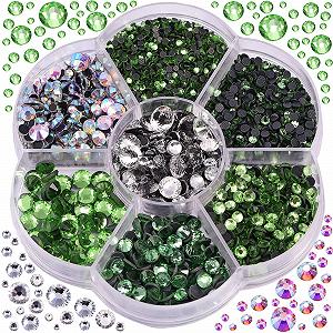 Термостразы Blinginbox Разных Размеров DMC, Стекло, Красный, Lt.Peridot, 3000 шт - Фото 1