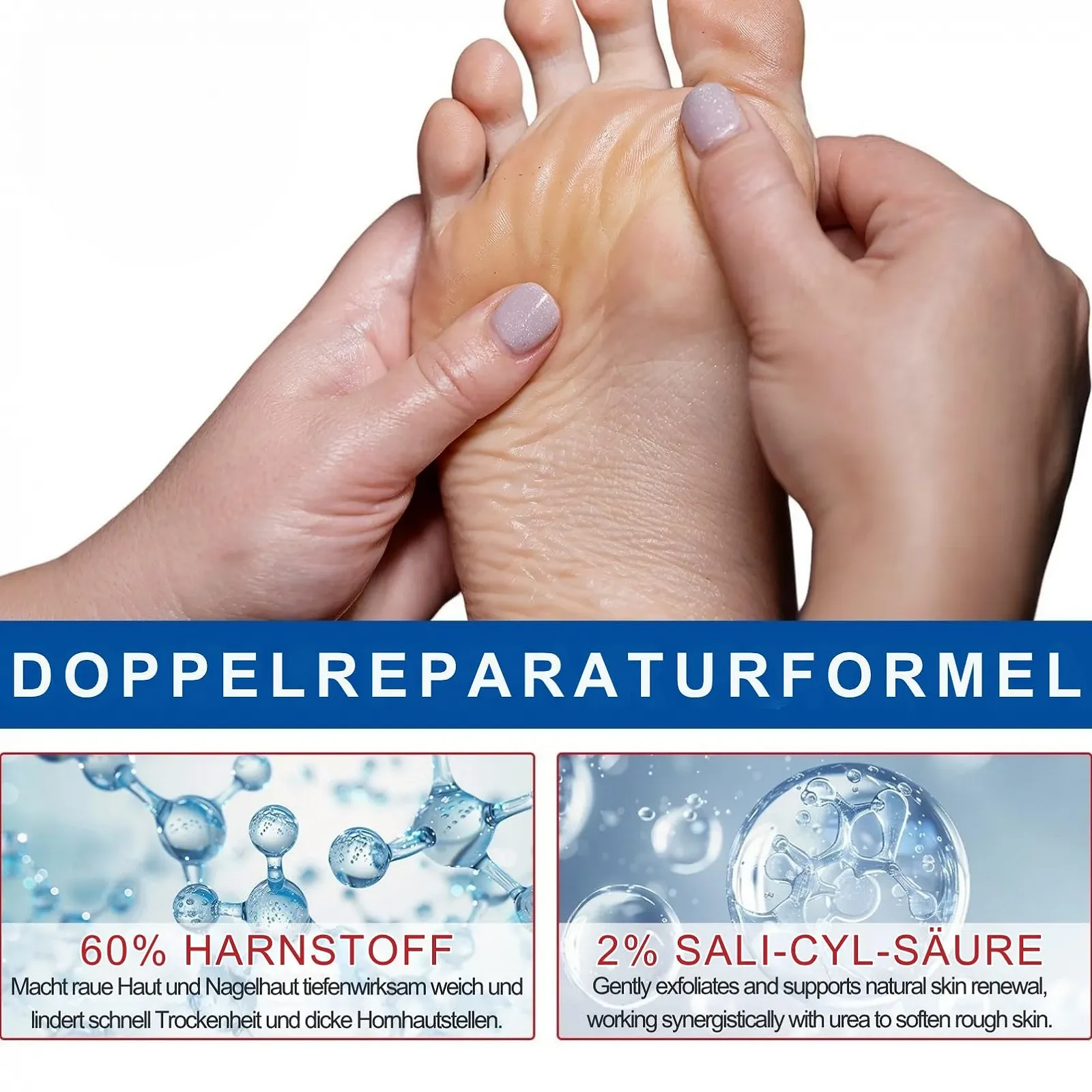 Крем для ног увлажняющий и против трещин, фото №4