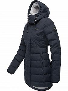 Водонепроницаемое зимнее пальто с капюшоном Ragwear Ashanta стеганое synthetic.ua - Фото 1